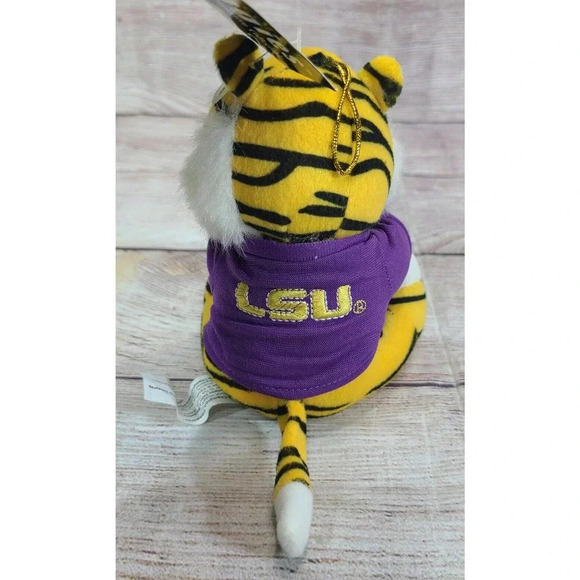 Champion Treasures Mascot Huggies Plush LSU Tiger Stuffed Animal Sound 5" New - Picture 5 of 8
